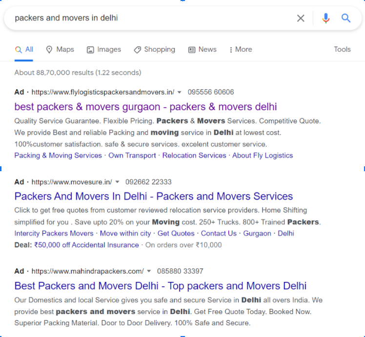 Google Search Ad - PPC