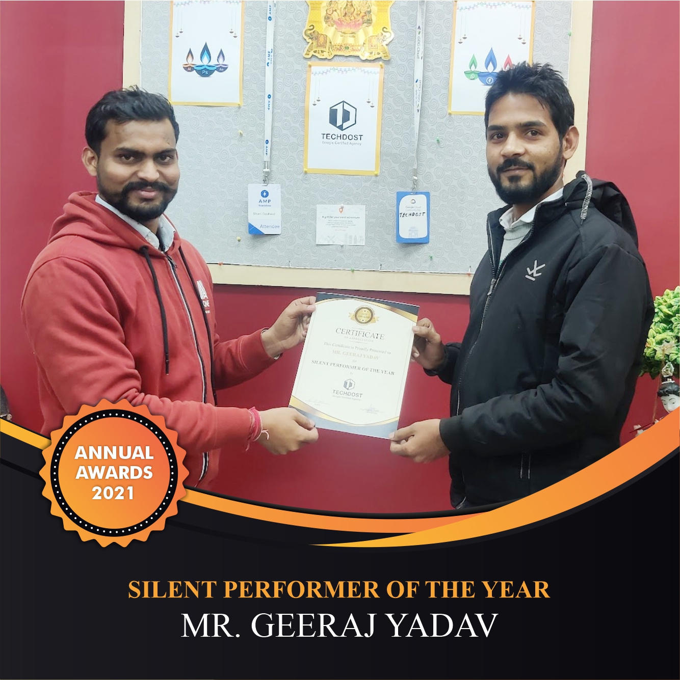 Silent Performer of The Year - Geeraj Yadav
